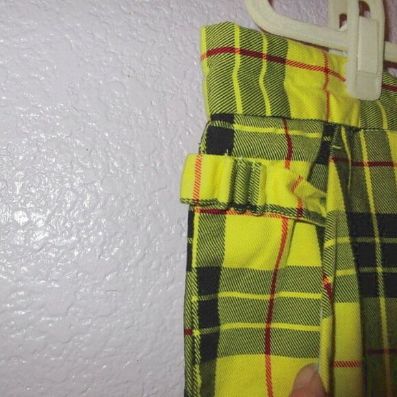 Royal & Awesome Golf Shorts Mens Size 44 Stretch Plaid Loud MacLeod Preppy 10" - Picture 4 of 10